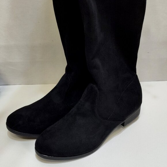 No Boundaries Over-The-Knee Boots Size 6.5W True To Size Suede-like Material NWT - Picture 5 of 14